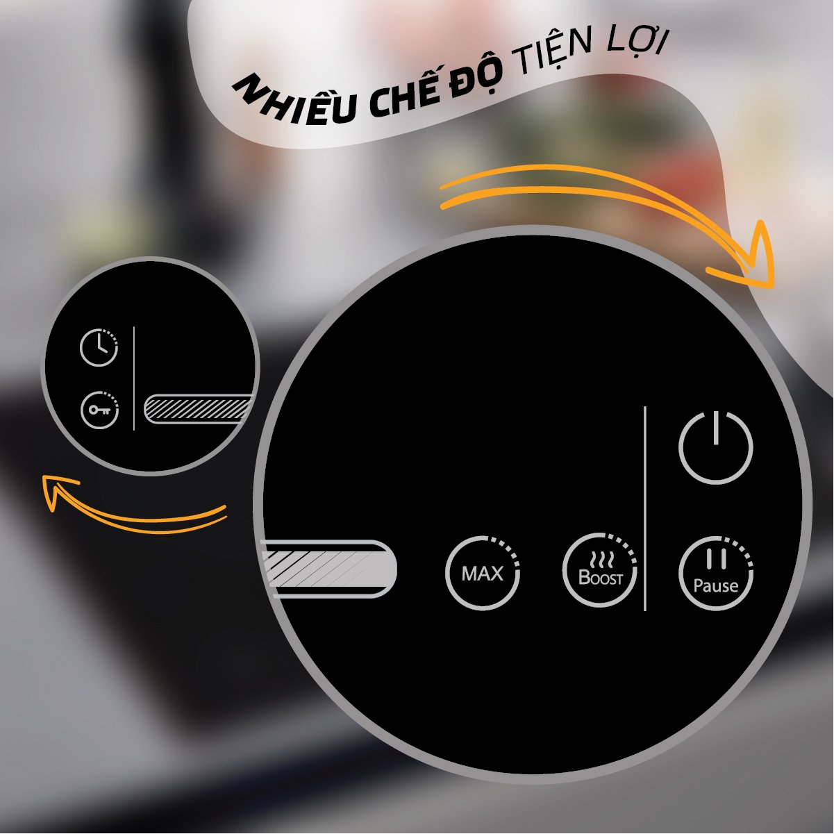 Bếp điện từ đôi Goldsun GDI7410 (4000W)