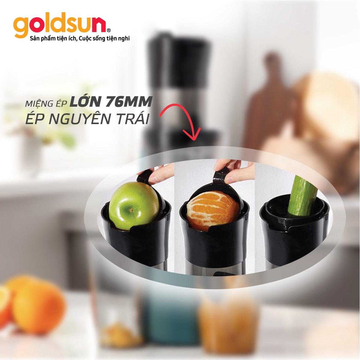Máy ép chậm Goldsun GFJ4500