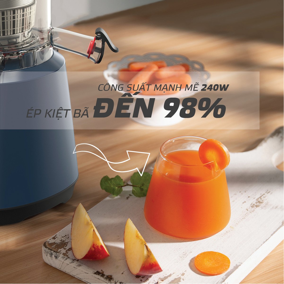 Máy ép chậm Goldsun GFJ4501