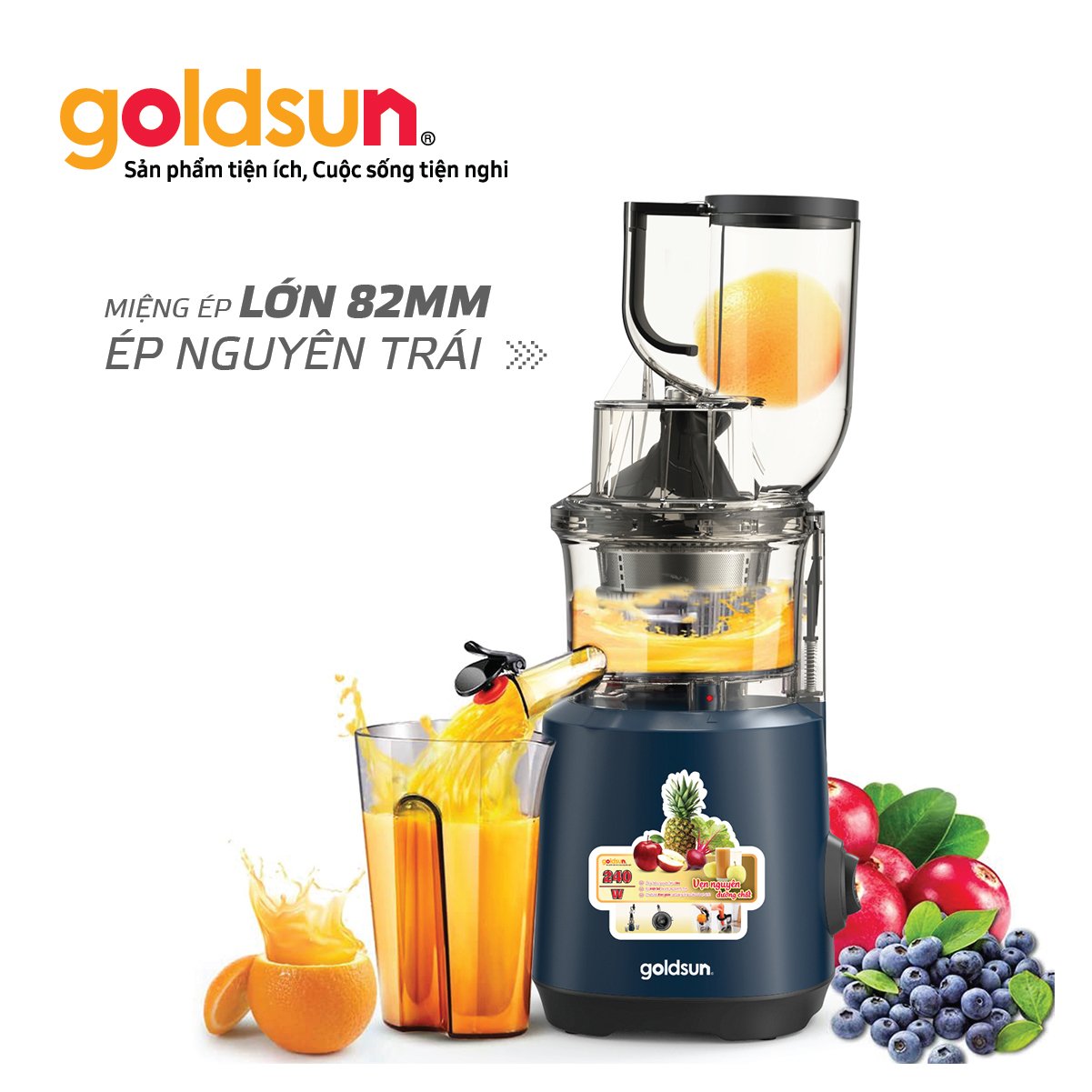 Máy ép chậm Goldsun GFJ4501