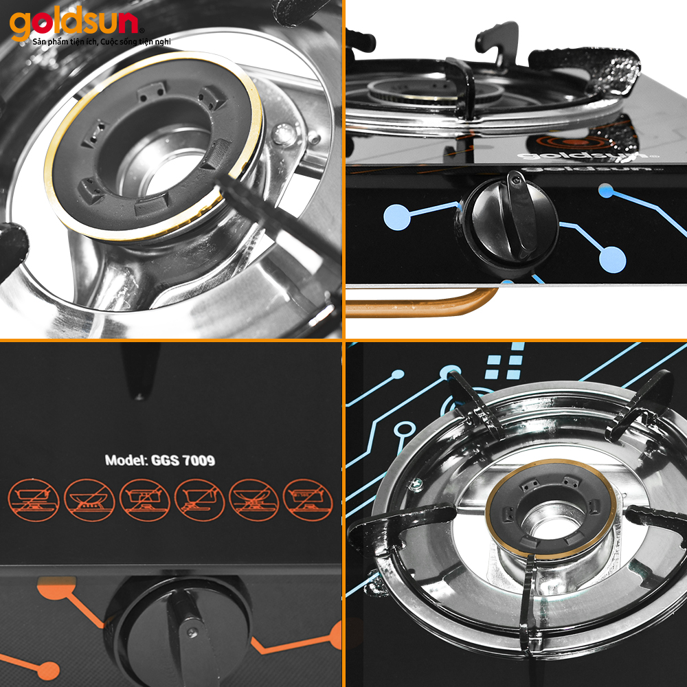 Bếp gas dương Goldsun GGS7009
