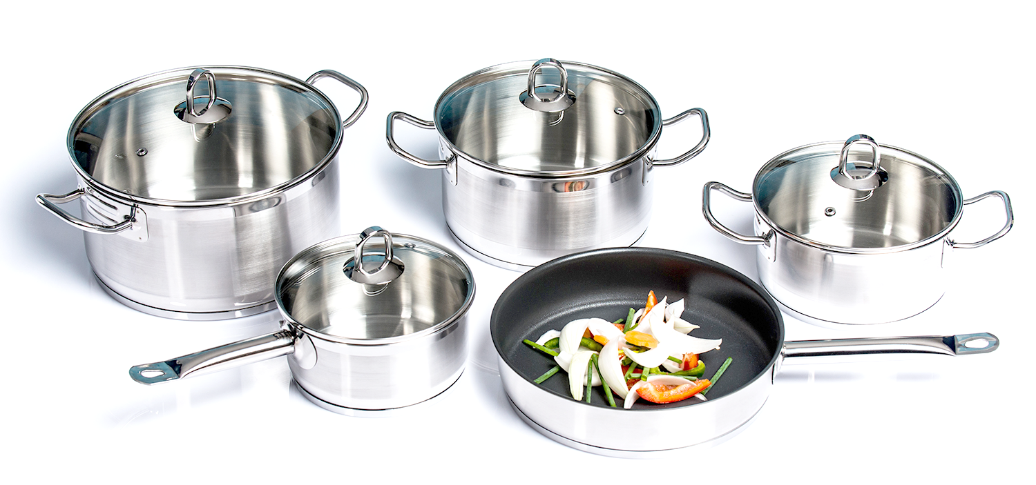 Bộ nồi inox- chảo chống dính-quánh inox GH20-5309SG