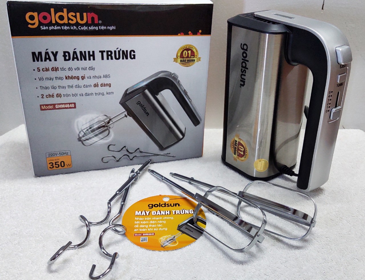 Máy đánh trứng Goldsun GHM4640