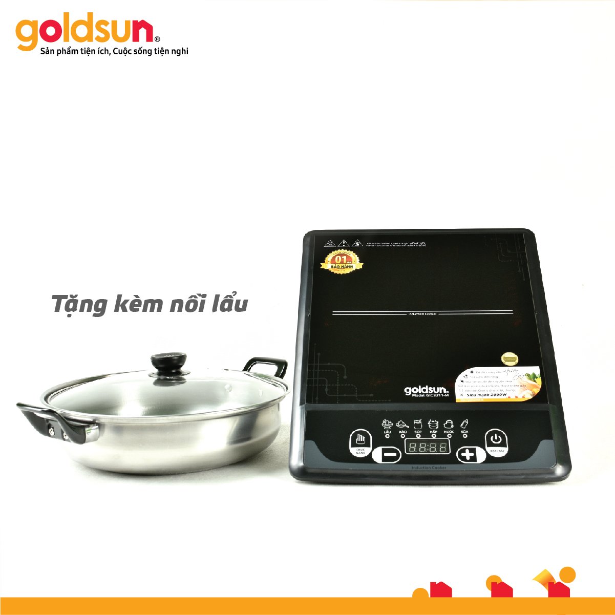 Bếp điện từ đơn Goldsun GIC3211-M