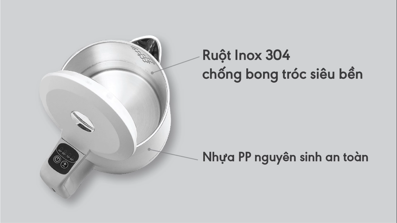 Ấm siêu tốc thông minh 1,7L Goldsun GKT2642