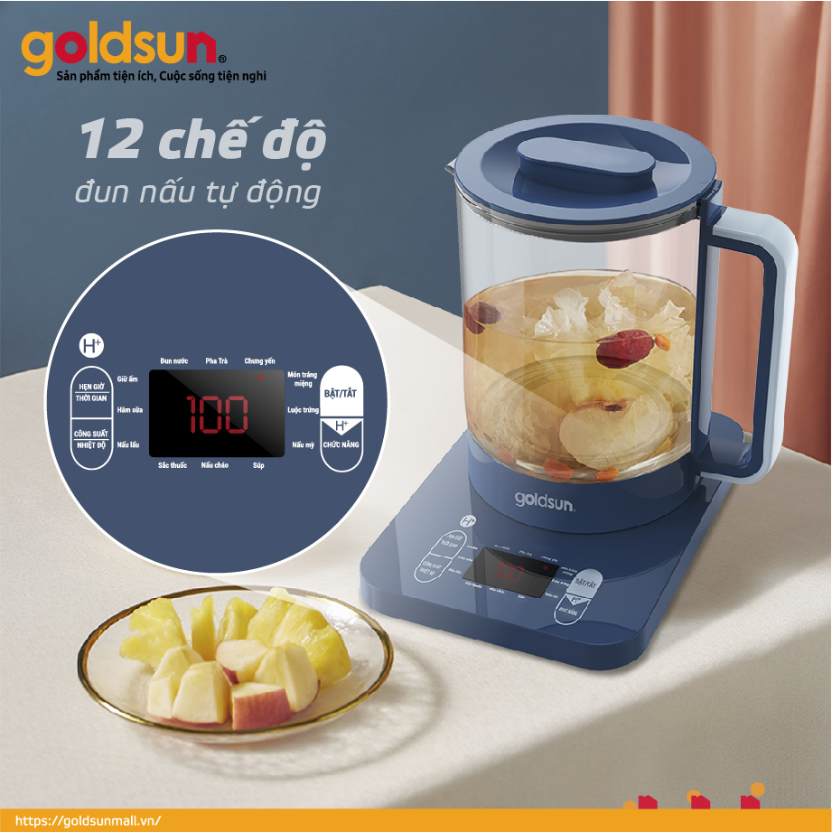 Ấm Hydrogen 1.7L Goldsun GKT2670