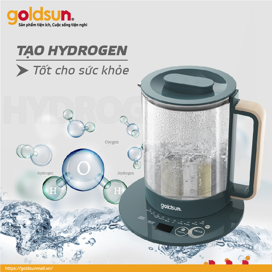 Ấm Hydrogen 1,7L Goldsun GKT2671
