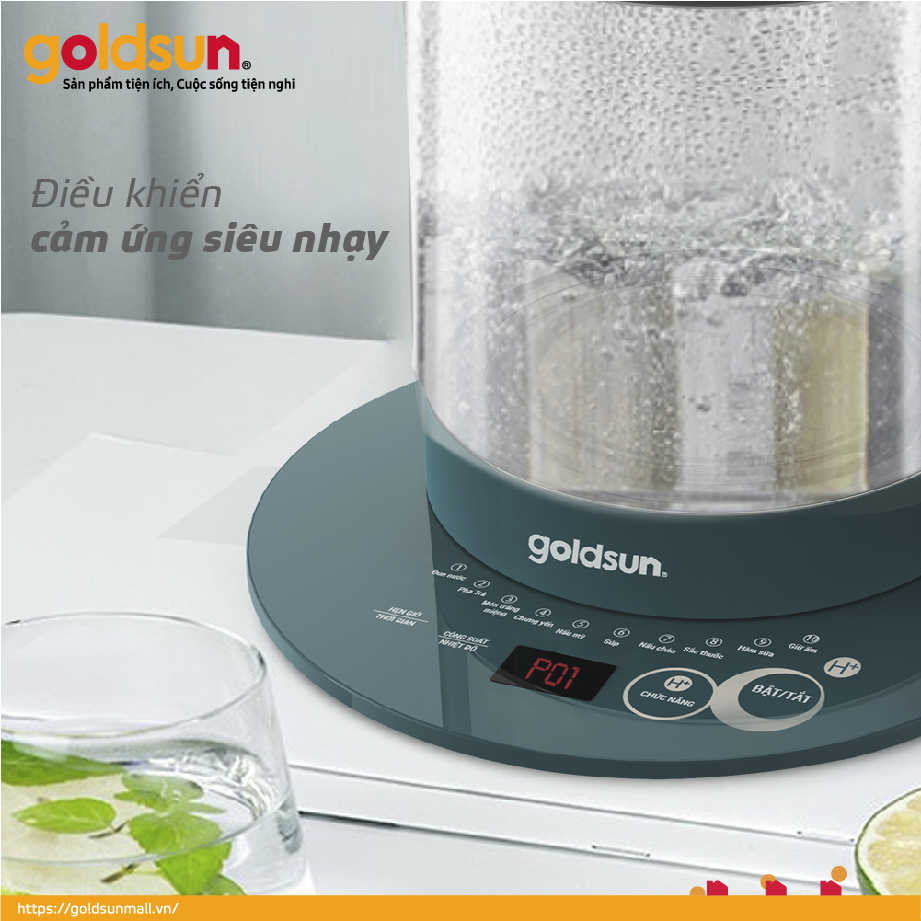 Ấm Hydrogen 1,7L Goldsun GKT2671