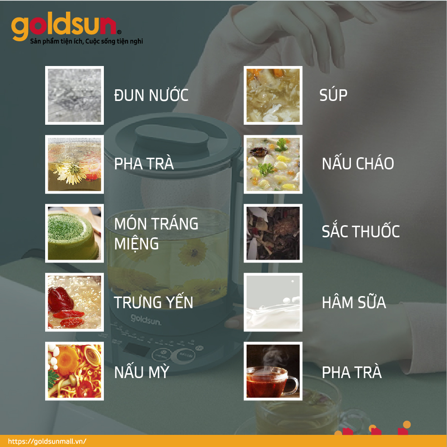 Ấm Hydrogen 1,7L Goldsun GKT2671