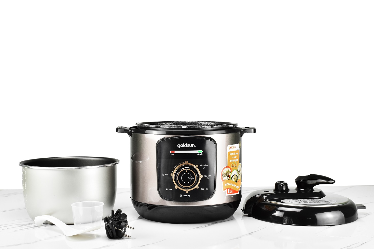 Nồi áp suất điện 5L Goldsun GPC5502