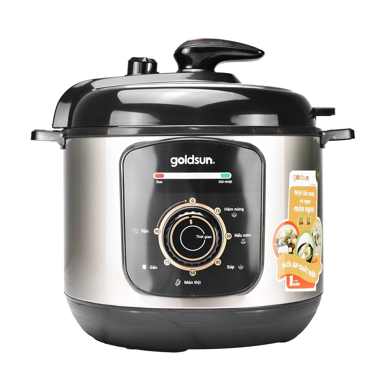 Nồi áp suất điện 6L Goldsun GPC5512