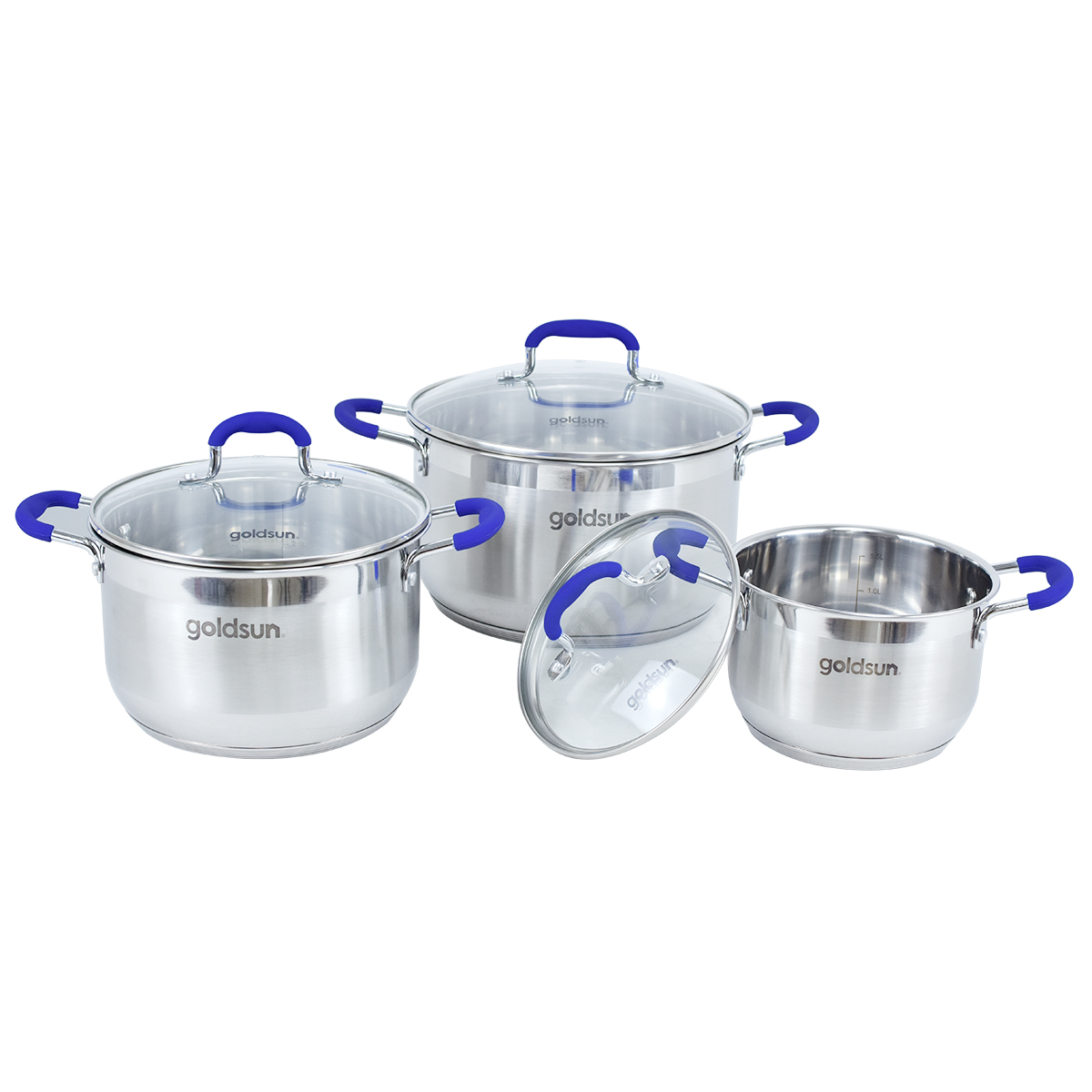 Bộ nồi inox 5 đáy Goldsun GPS1750 - S