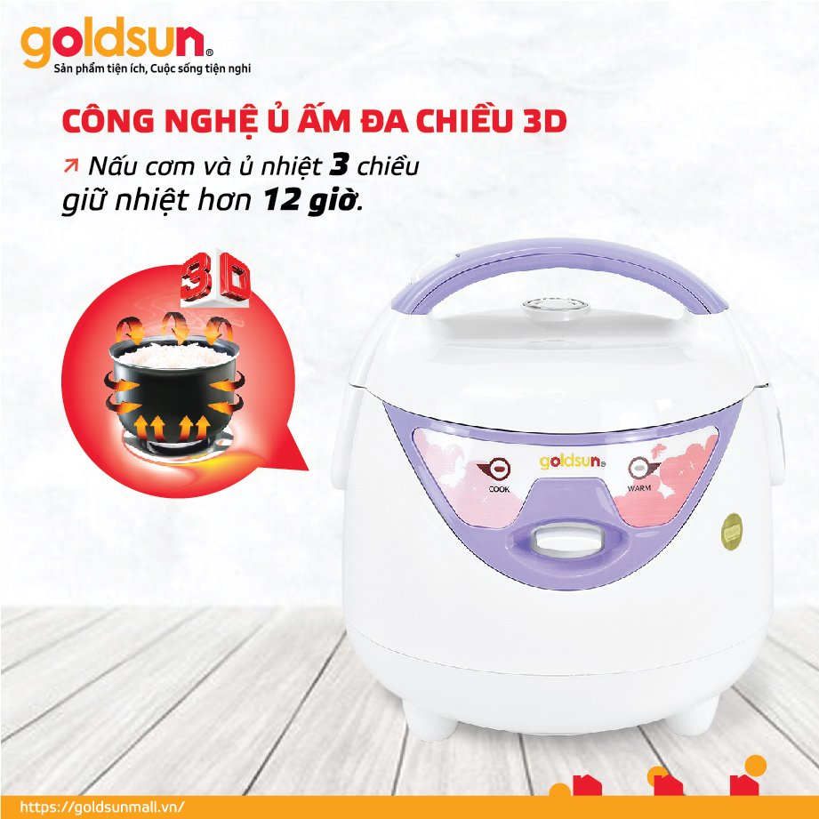 Nồi cơm điện 3D Goldsun GRC5010