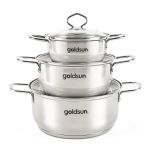 Bộ nồi inox 3 đáy Goldsun GPS1700