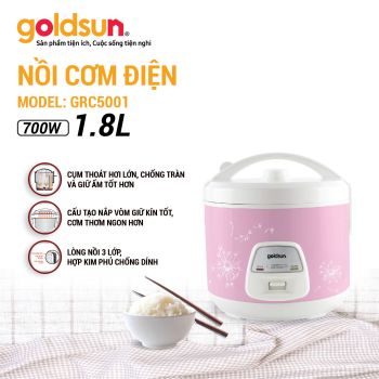 Nồi cơm điện 1,8L Goldsun GRC5001