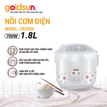 Nồi cơm điện Goldsun CB3204
