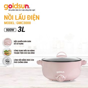 Nồi lẩu điện Goldsun GMC3000