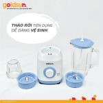 Máy xay sinh tố Goldsun công suất 400W, 2 cối thủy tinh GBL4104