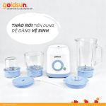 Máy xay sinh tố Goldsun công suất 400W, 3 cối thủy tinh GBL4114
