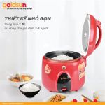 Nồi cơm điện Goldsun nắp Gài 3D 1,5 lít GRC5030 (màu đỏ)